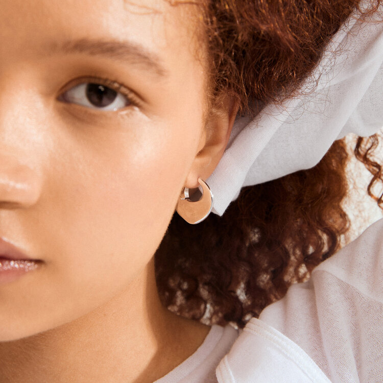 Pilgrim Jewellery SENSE Hoops Silver