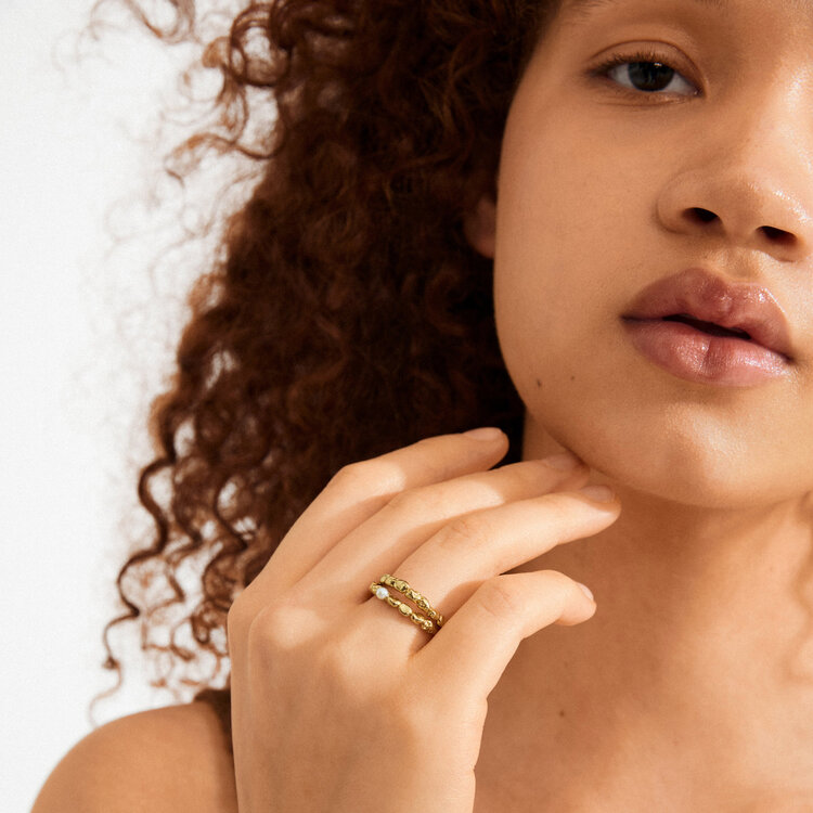 Pilgrim Jewellery SHIFT Ring Gold