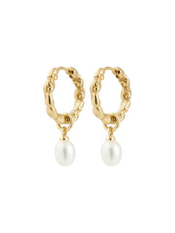 Pilgrim Jewellery SHIFT Pearl Earrings Gold