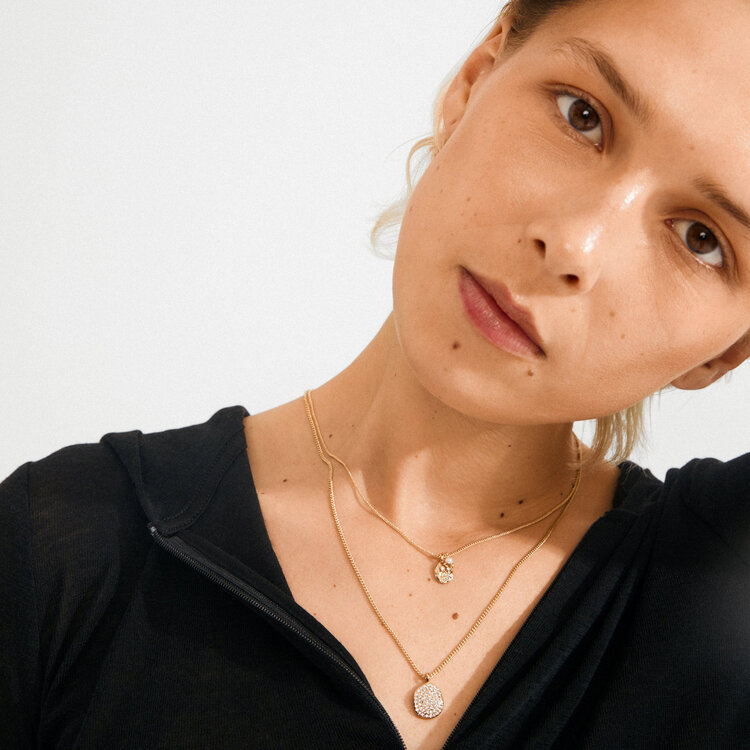 Pilgrim Jewellery SHIFT 2 in 1 Necklace Set Gold