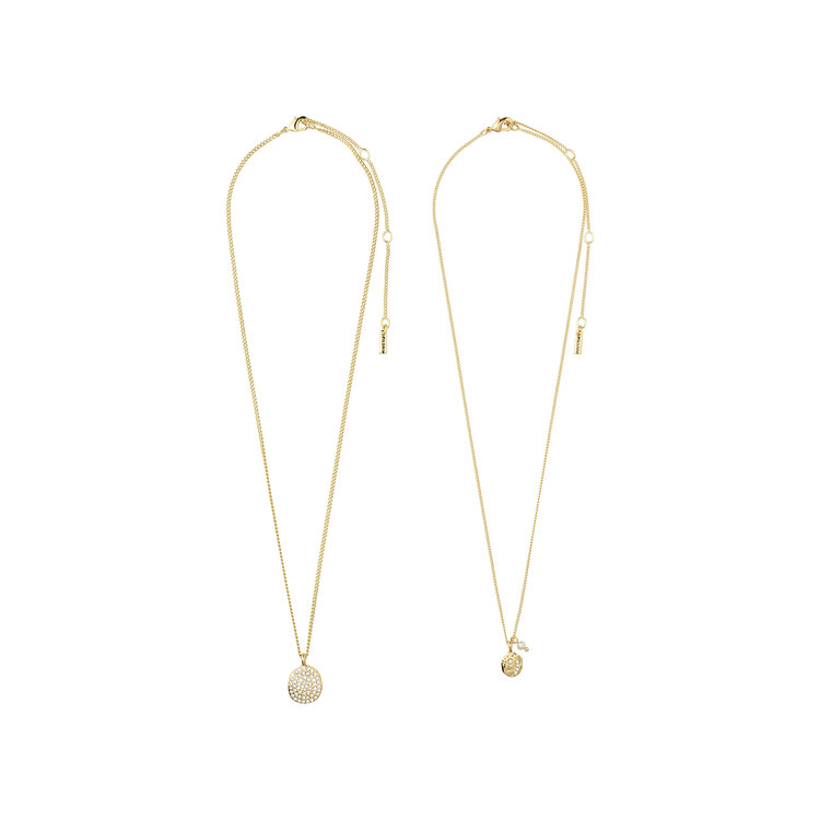 Pilgrim Jewellery SHIFT 2 in 1 Necklace Set Gold