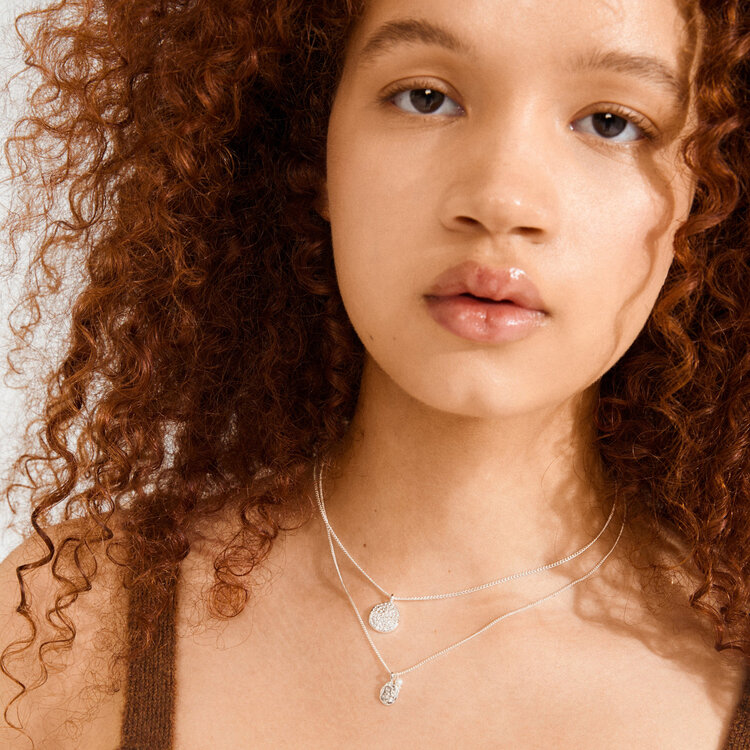 Pilgrim Jewellery SHIFT 2 in 1 Necklace Set Silver