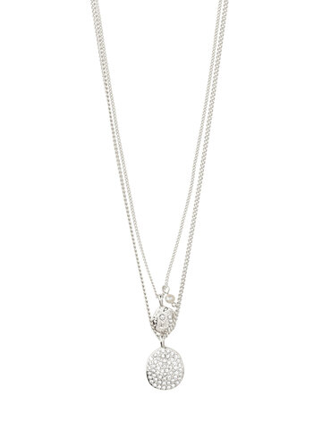 Pilgrim Jewellery SHIFT 2 in 1 Necklace Set Silver