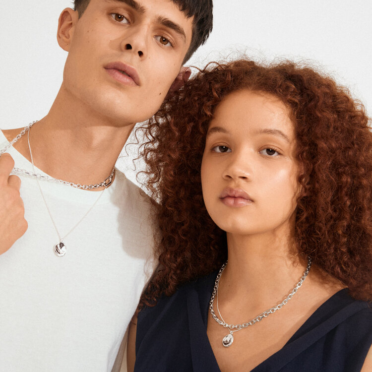 Pilgrim Jewellery SPARKLE 2 in 1 Necklace Set Silver