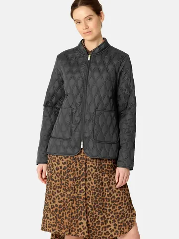 Ilse Jacobsen Short Quilt Jacket Black