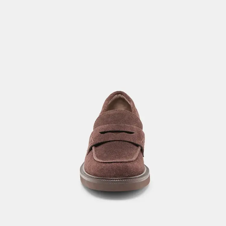 Dolce Vita TIGGY Mahogany Suede Loafers