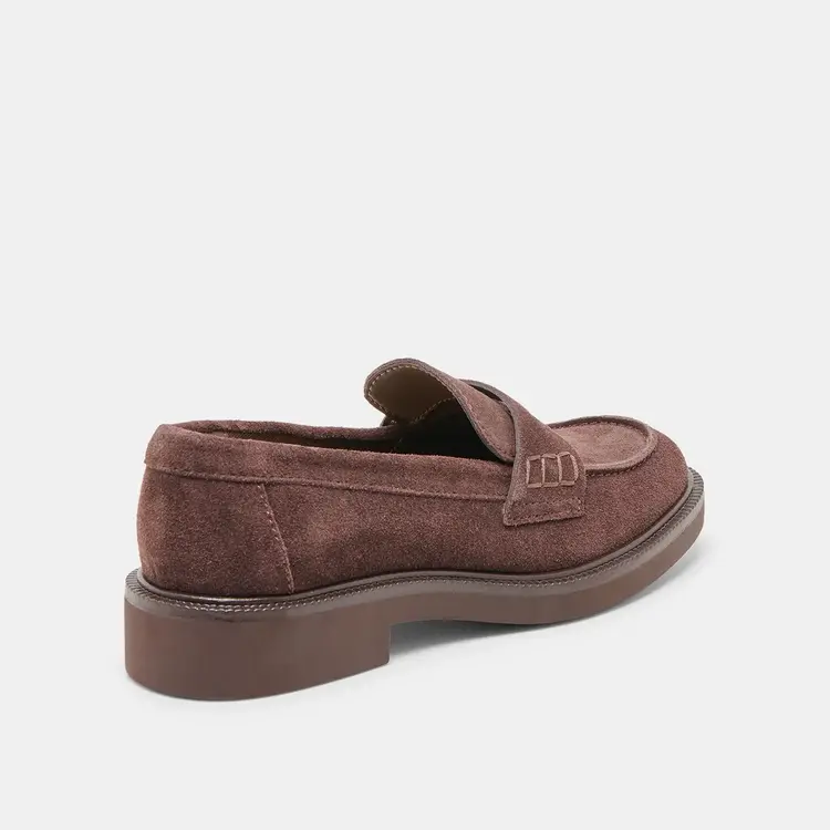 Dolce Vita TIGGY Mahogany Suede Loafers