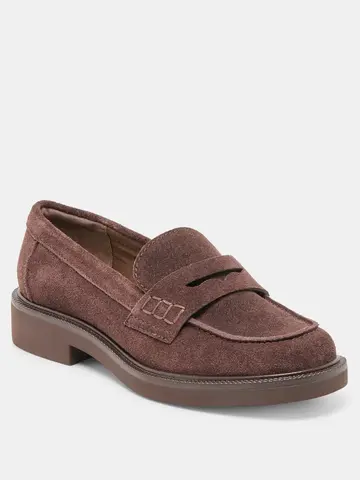Dolce Vita TIGGY Mahogany Suede Loafers