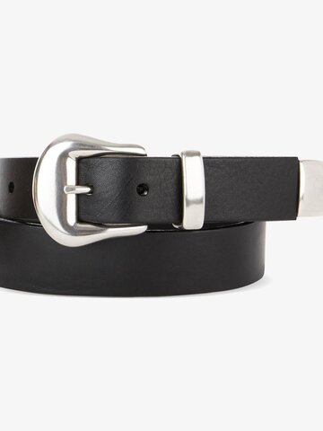 Brave Leather Joelle Bridle Belt Black - Silver