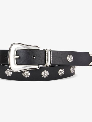 Brave Leather Kiera Bridle Belt Black - Silver