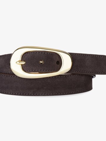 Brave Leather Zya Suede Belt Super Brown - Gold