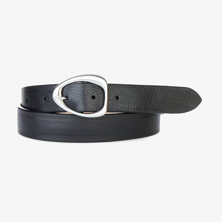 Brave Leather Kanika Vachetta Belt Black - Silver