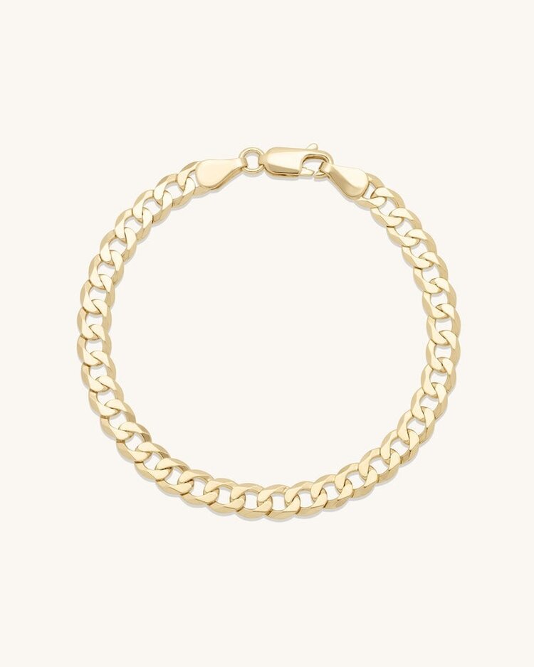 Leah Alexandra Cubano Bold Bracelet 14K Gold