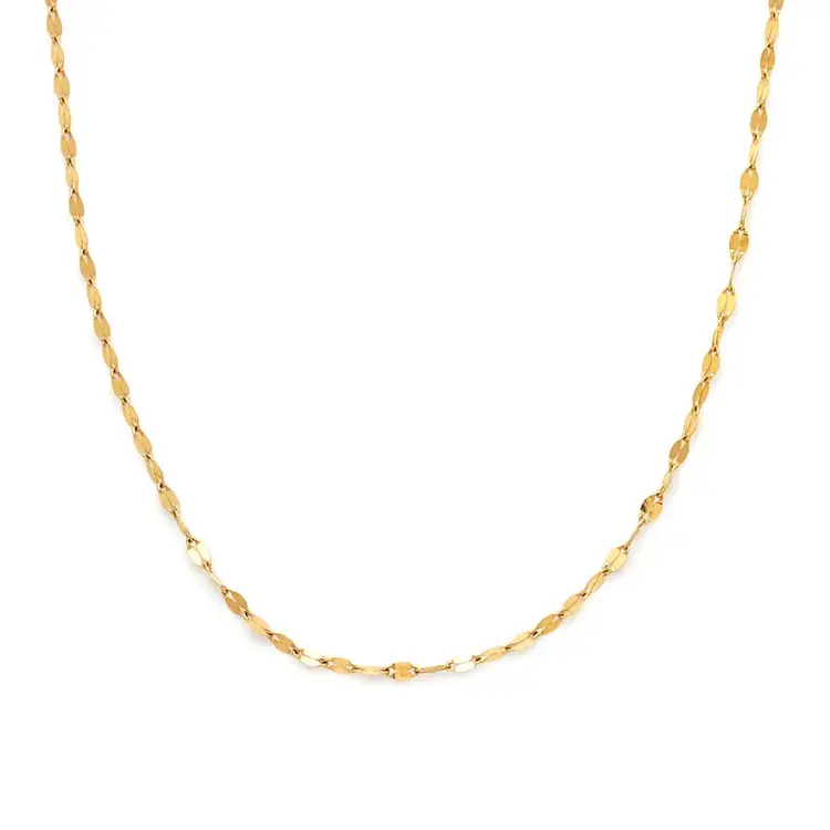 Leah Alexandra Shimmer Necklace 10K Gold