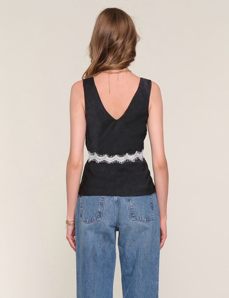 Heartloom Cheryl Top Black