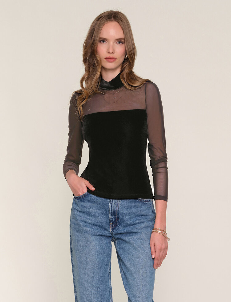 Heartloom Pomelo Top Black