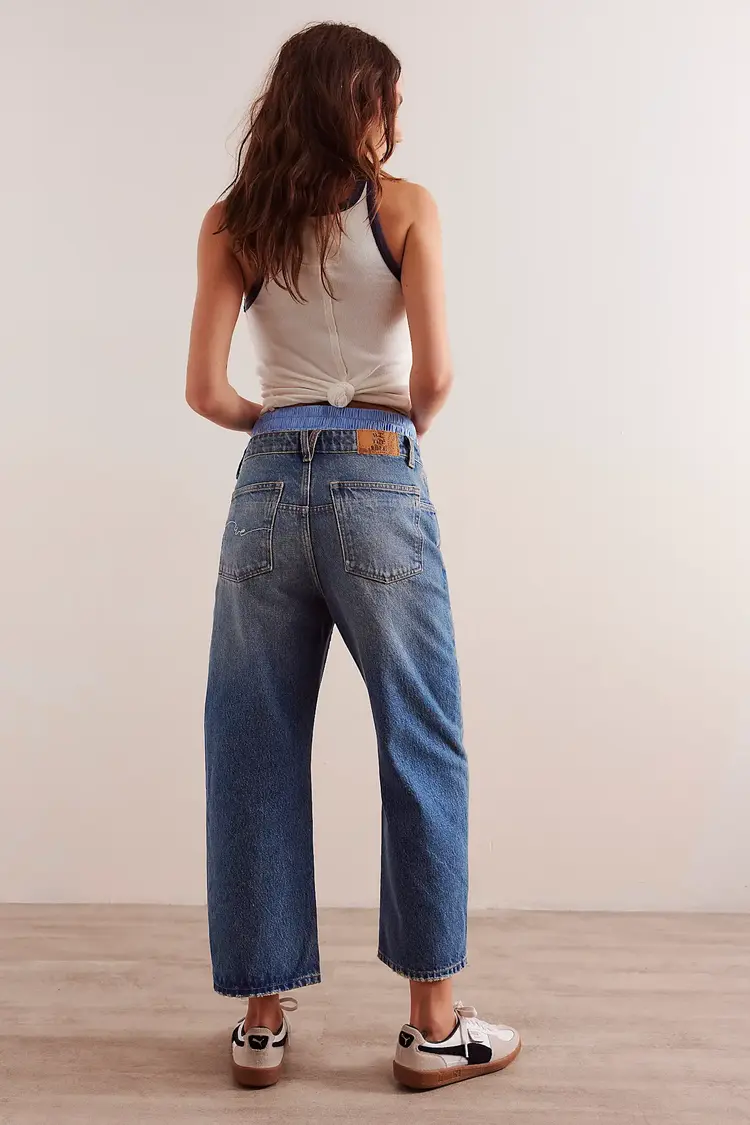 Free People Deep Trance Dropped Boyfriend Jeans From Beyond