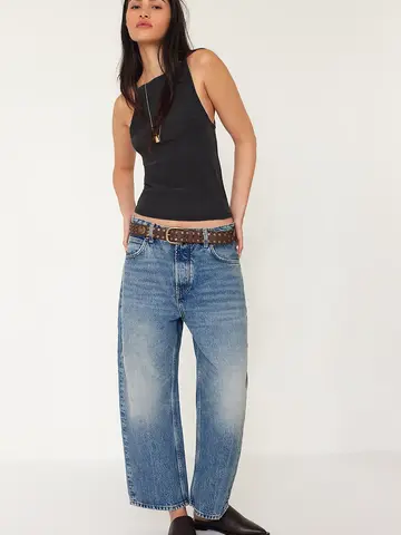 Free People Deep Trance Dropped Boyfriend Jeans From Beyond