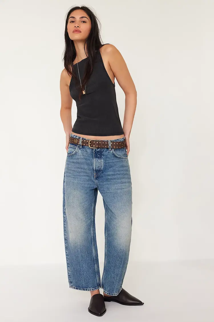 Free People Deep Trance Dropped Boyfriend Jeans From Beyond