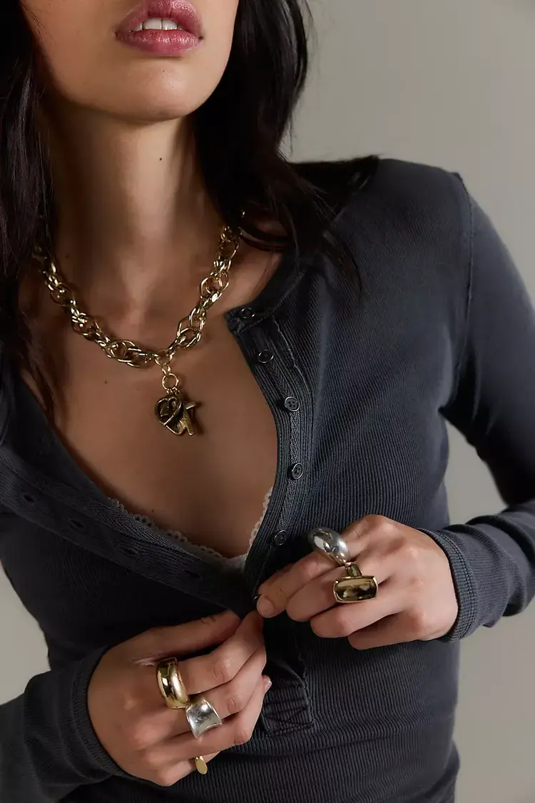 Free People Jamie Henley Top Black