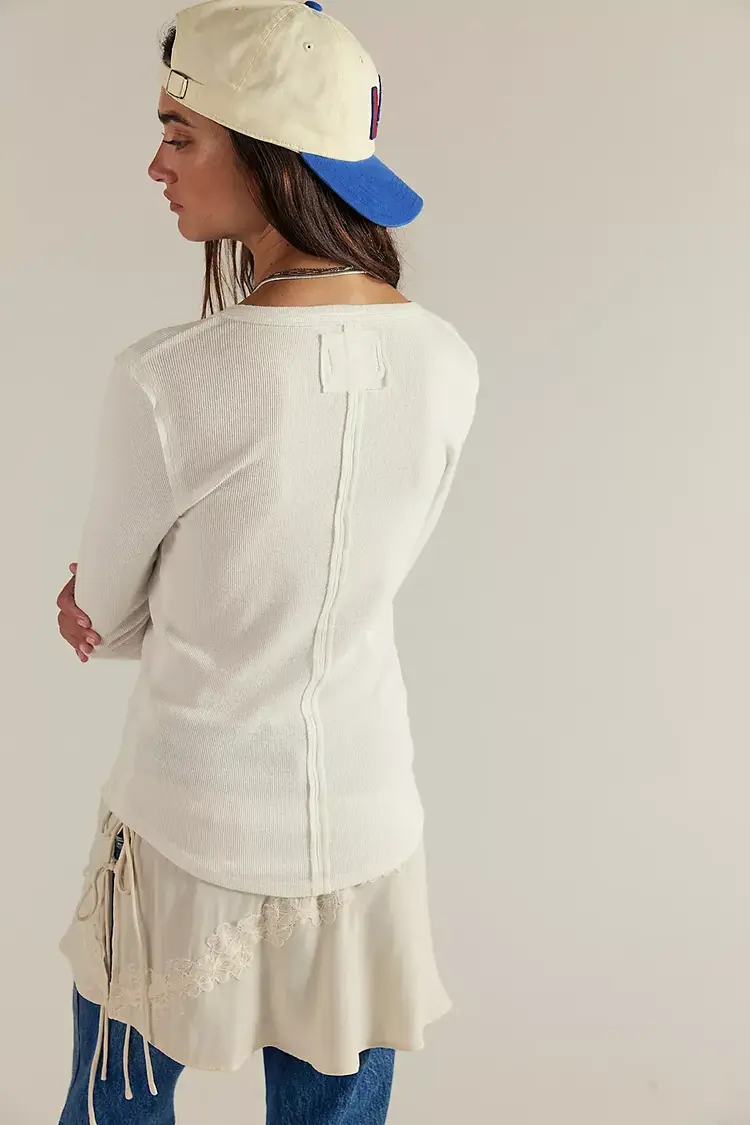 Free People Jamie Henley Top Ivory