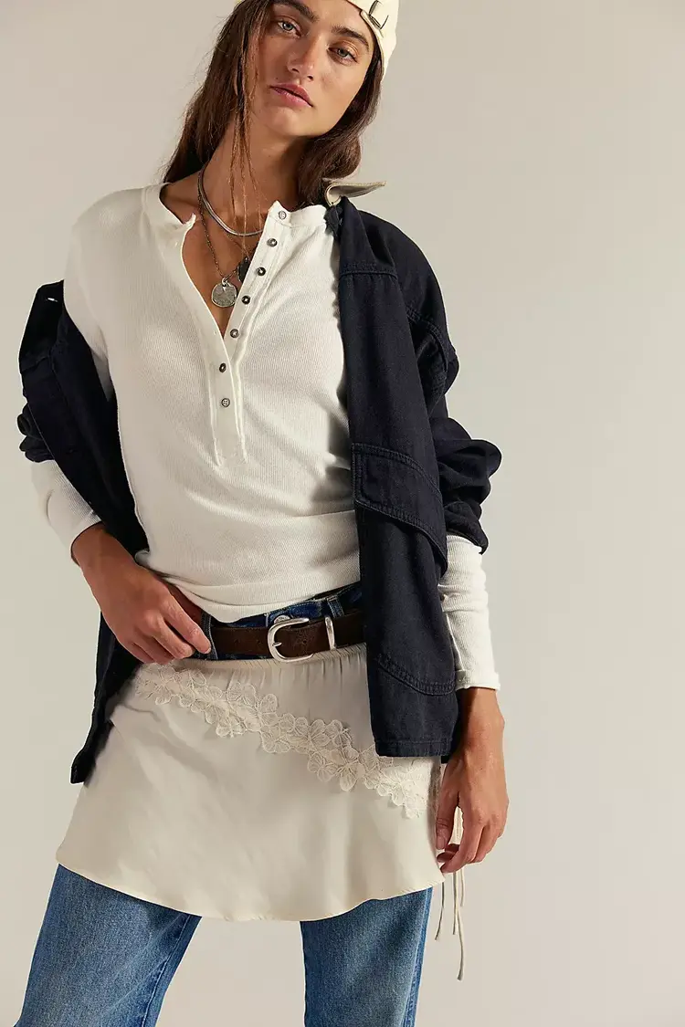 Free People Jamie Henley Top Ivory