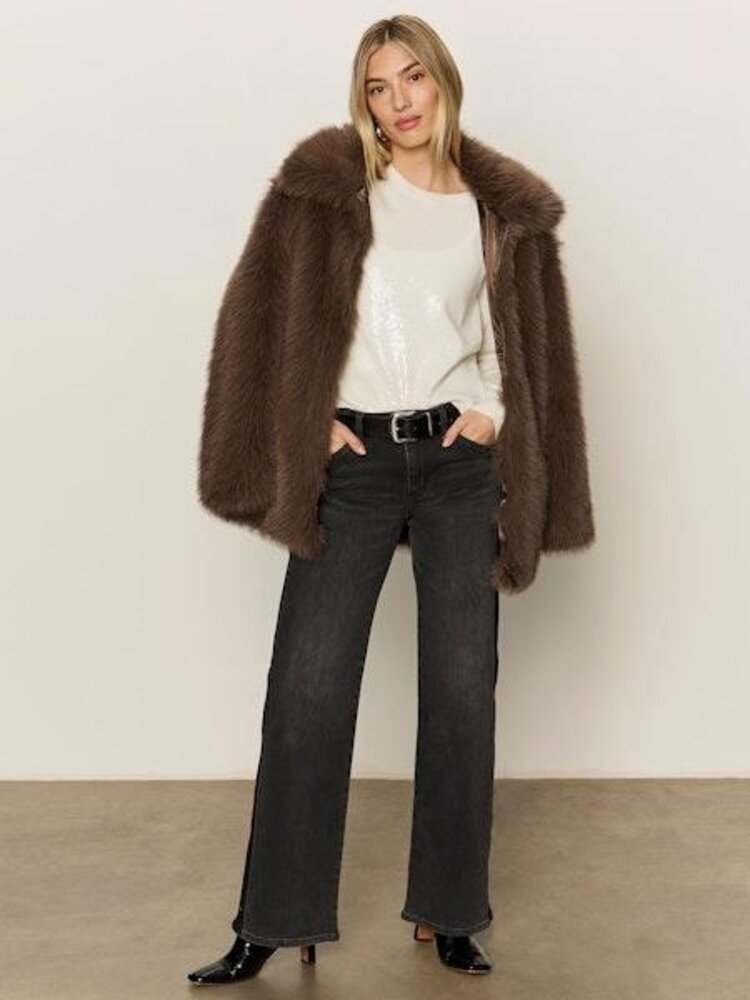 Sanctuary Sparkle Together Sweater Top Chalk