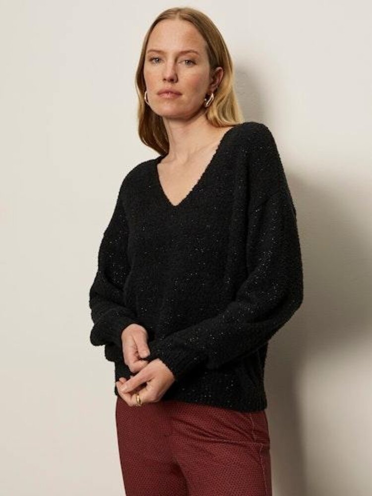 Sanctuary Teddy Shine Sweater Black