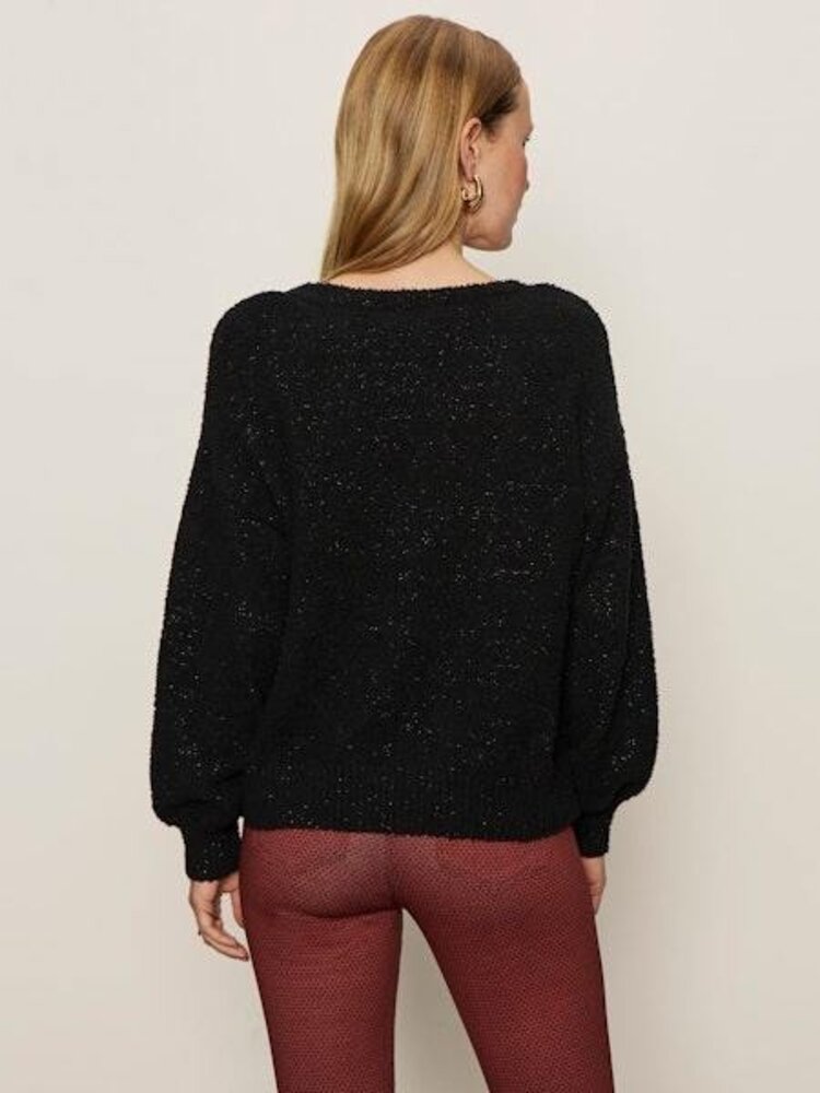 Sanctuary Teddy Shine Sweater Black