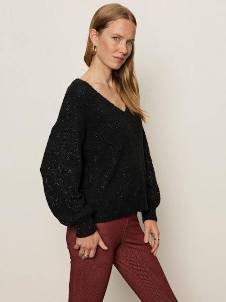 Sanctuary Teddy Shine Sweater Black