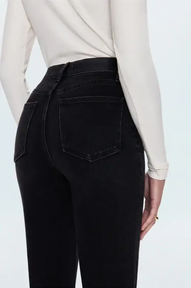 Pistola Charlie High Rise Classic Straight Ankle Pant Dark Midnight