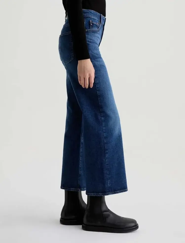 AG Denim Saige Wide Leg Crop Veiled
