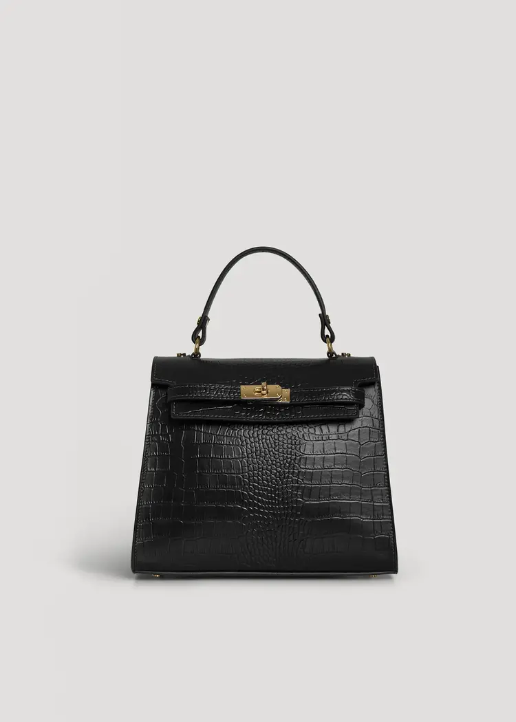 Voemien Zaira Limited Edition Bag in Black Coco Leather