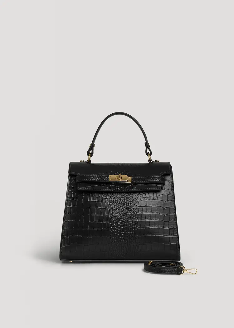 Voemien Zaira Limited Edition Bag in Black Coco Leather