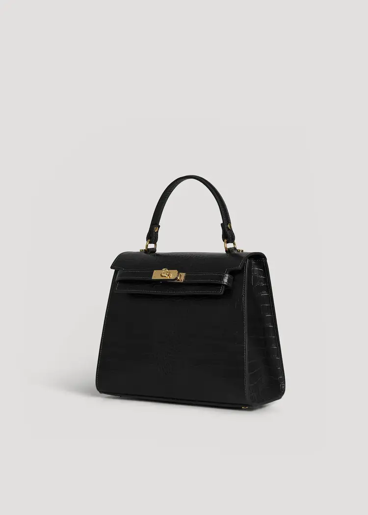 Voemien Zaira Limited Edition Bag in Black Coco Leather
