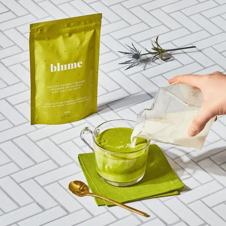 Blume Superfood Latte Powder, Matcha Coconut Blend