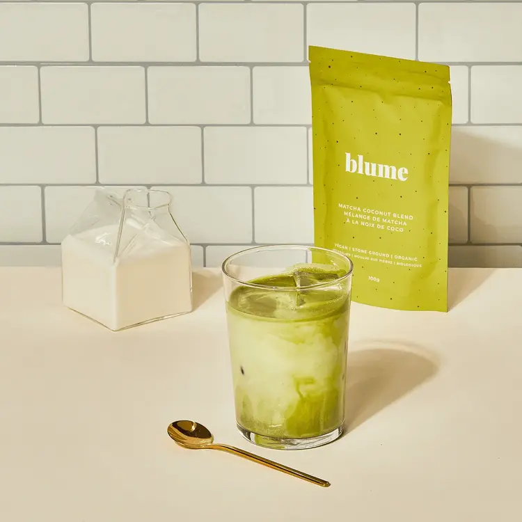Blume Superfood Latte Powder, Matcha Coconut Blend