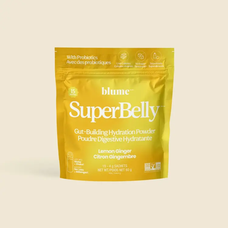 Blume SuperBelly Lemon Ginger Hydration Powder