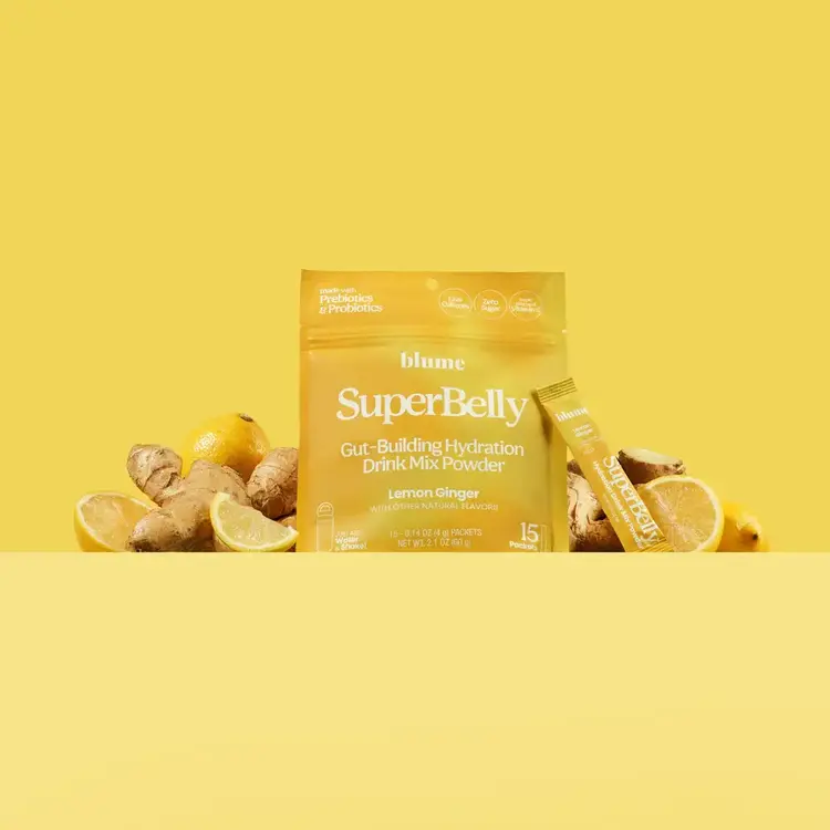 Blume SuperBelly Lemon Ginger Hydration Powder