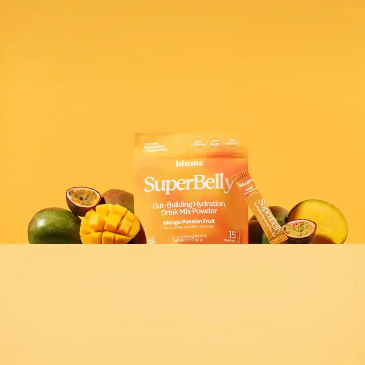 Blume SuperBelly Mango Passion Fruit Hydration Powder
