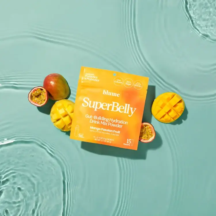 Blume SuperBelly Mango Passion Fruit Hydration Powder