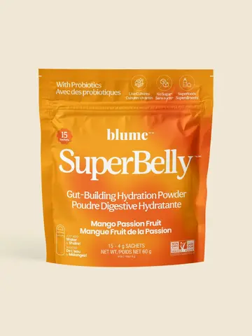 Blume SuperBelly Mango Passion Fruit Hydration Powder