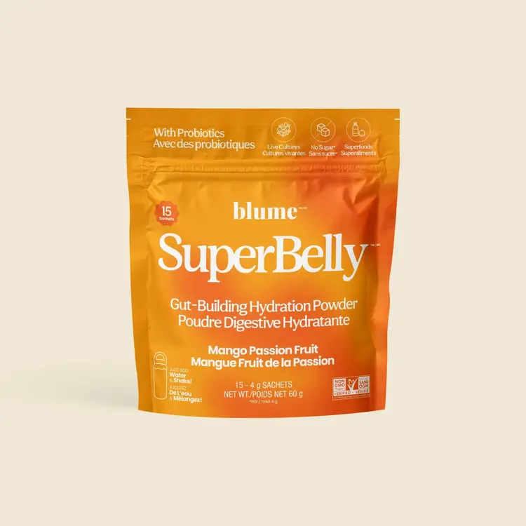 Blume SuperBelly Mango Passion Fruit Hydration Powder