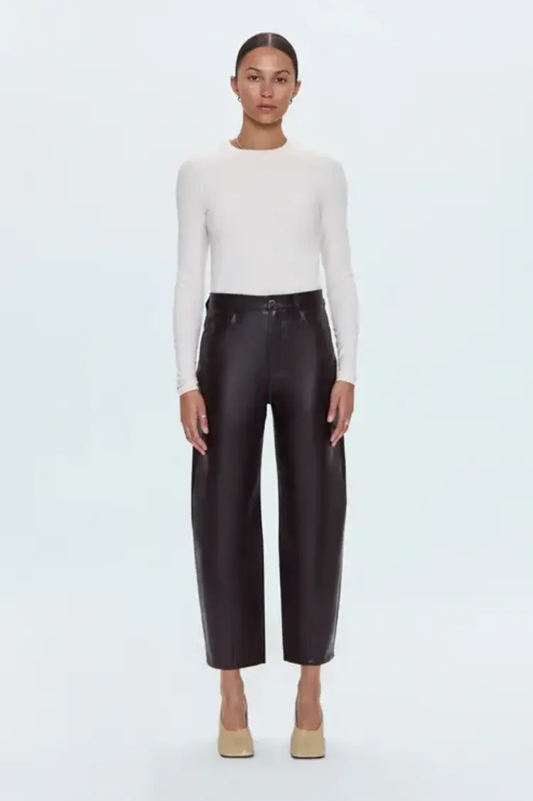 Pistola Eli High Rise Arched Leg Pant French Roast