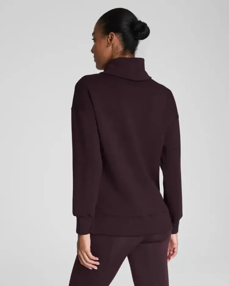Spanx AirEssentials Turtleneck Tunic Truffle Brown