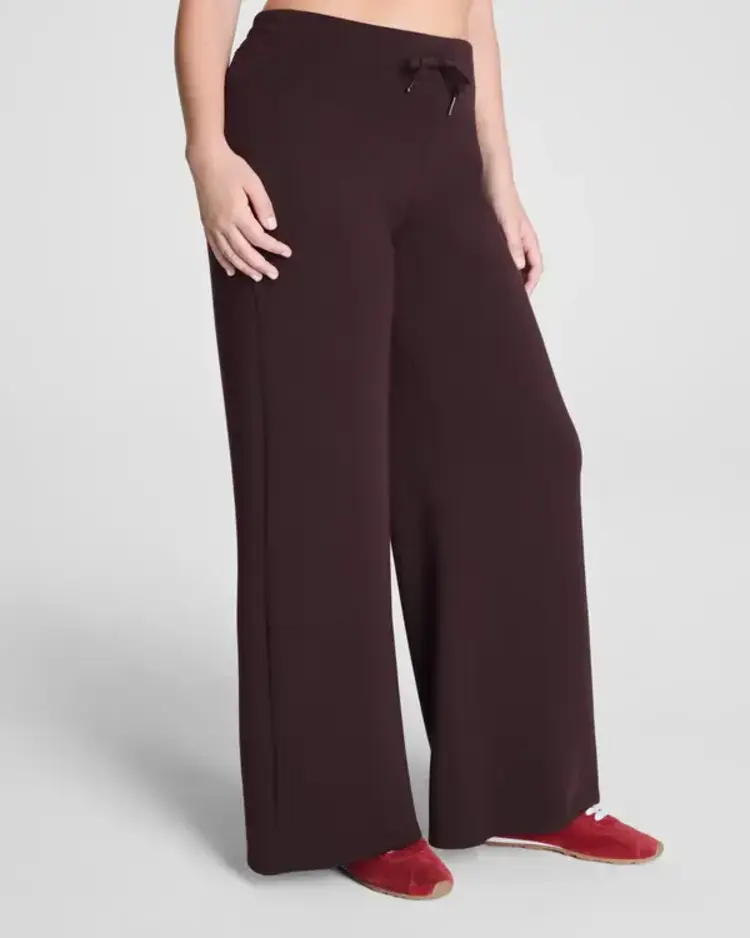 Spanx AirEssentials Wide Leg Pant Truffle Brown