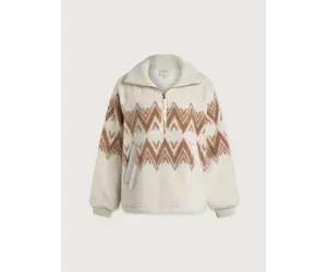 Varley | Hendrik Half Zip Sherpa Egret - Tryst Boutique