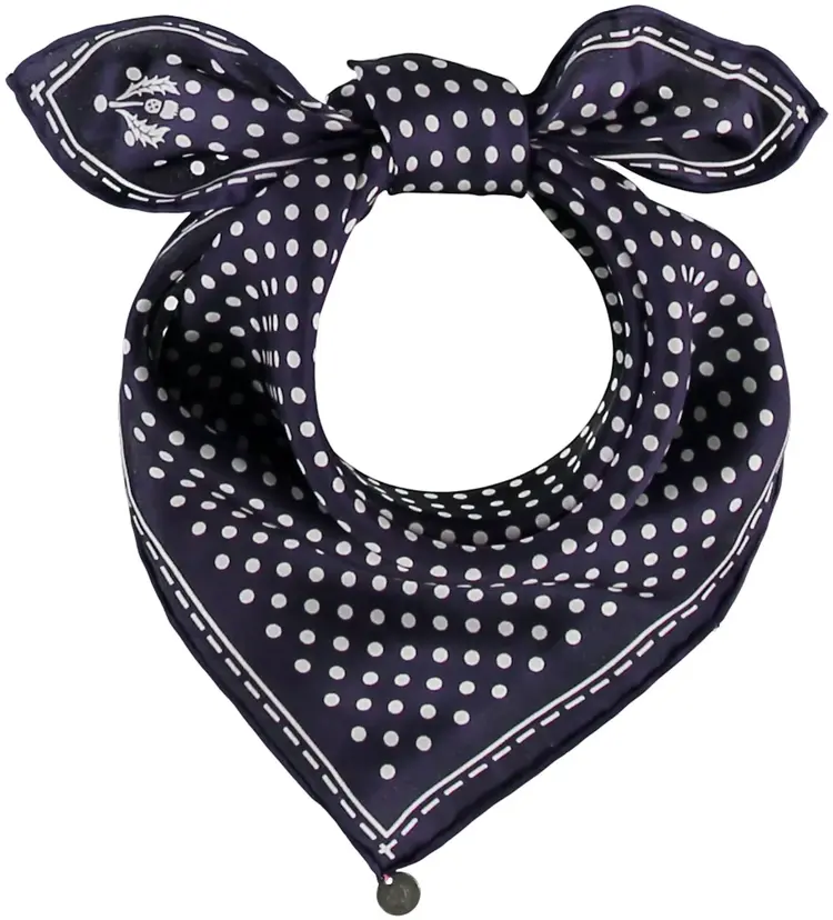Polka Dot Handkerchief Scarf