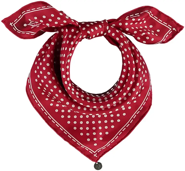 Polka Dot Handkerchief Scarf