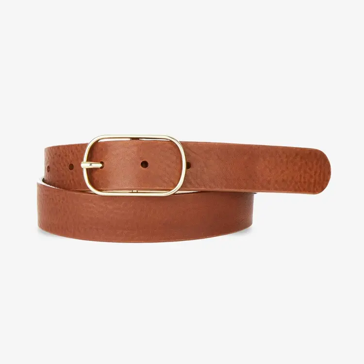 Brave Leather Cressida Vachetta Belt Tan